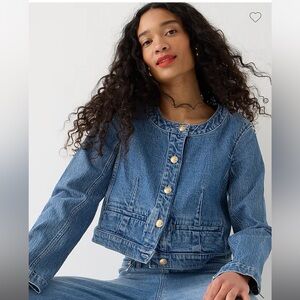 Jcrew Louisa lady jacket in denim size 12